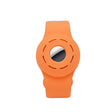 Anti-scratch Shockproof Silicone Bracelet Strap Protective Cover Case For AirTag(Orange) -  by PMc TechLife | Online Shopping South Africa | PMc TechLife | Buy Now Pay Later Mobicred