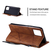 For OPPO Realme 8 4G Skin Feel Splicing Horizontal Flip Leather Case with Holder & Card Slots & Wallet & Photo Frame(Brown)