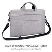ND05SDJ Oxford Cloth + Nylon Laptop Portable Shoulder Bag, Size:15.6 inch(Black)