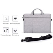 ND05SDJ Oxford Cloth + Nylon Laptop Portable Shoulder Bag, Size:15.6 inch(Black)