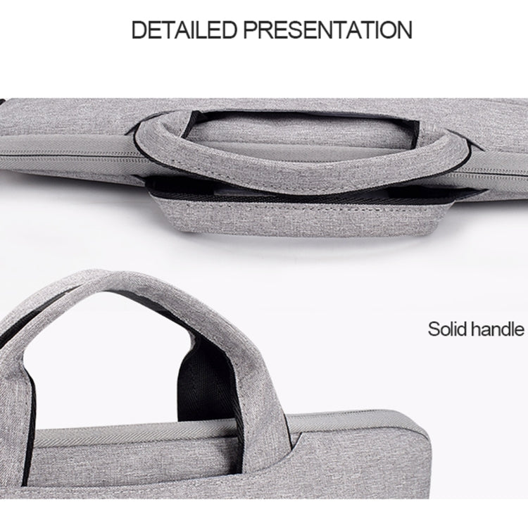 ND05SDJ Oxford Cloth + Nylon Laptop Portable Shoulder Bag, Size:15.6 inch(Deep Space Gray)