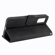 For Blackview A90 Solid Color Skin Feel Magnetic Buckle Horizontal Flip Calf Texture PU Leather Case with Holder & Card Slots & Wallet(Black)