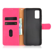 For Blackview A90 Solid Color Skin Feel Magnetic Buckle Horizontal Flip Calf Texture PU Leather Case with Holder & Card Slots & Wallet(Rose Red)