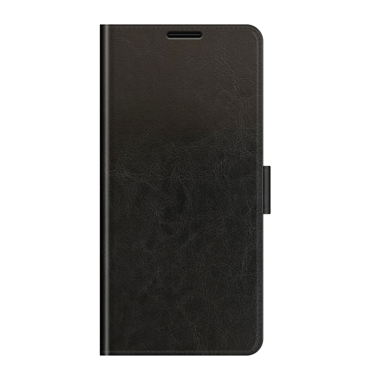 For TCL 20 Pro 5G R64 Texture Single Horizontal Flip Protective Case with Holder & Card Slots & Wallet& Photo Frame(Black)