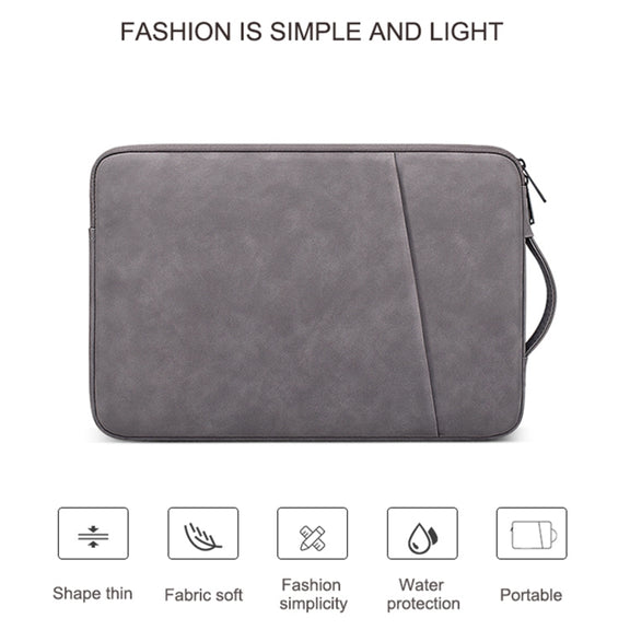 ND08 Sheepskin Notebook Iner Bag, Size:13.3 inch(Deep Space Gray)