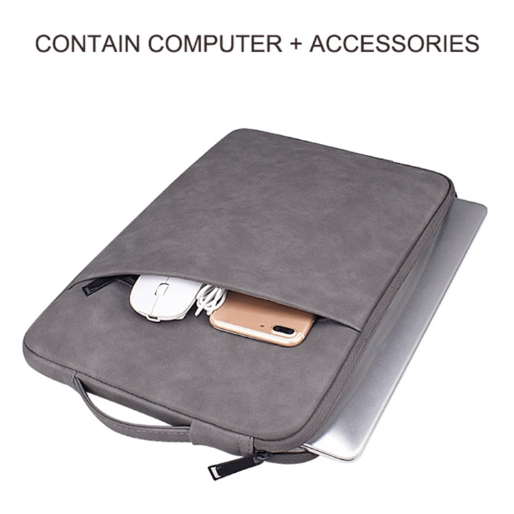 ND08 Sheepskin Notebook Iner Bag, Size:13.3 inch(Deep Space Gray)