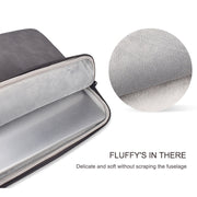 ND08 Sheepskin Notebook Iner Bag, Size:13.3 inch(Deep Space Gray)