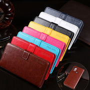 For Lenovo K13 Note idewei Crazy Horse Texture Horizontal Flip Leather Case with Holder & Card Slots & Wallet(White)