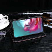 For Lenovo K13 Note idewei Crocodile Texture Horizontal Flip Leather Case with Holder & Card Slots & Wallet(Black)