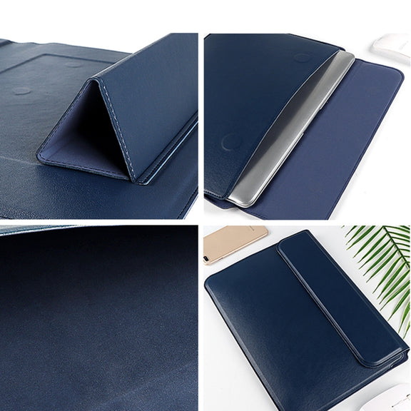 PU08 Multifunctional Notebook PU Liner Bag, Size:13.3 inch(Royal Blue)