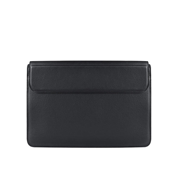 PU08 Multifunctional Notebook PU Liner Bag, Size:14.1-15.4 inch(Black)