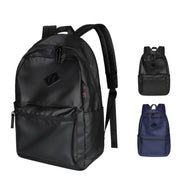 SJ03 13-15.6 inch Universal Large-capacity Laptop Backpack with USB Charging Port & Headphone Port(Navy Blue)