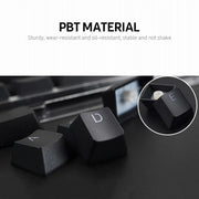 HXSJ P9 104 Keys PBT Color Mechanical Keyboard Keycaps(Green)