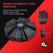 HXSJ P9 Portable Keyboard Mouse Converter for PS4 / Xbox One / PS3 / Xbox 360 / N-Switch(Black)