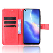 For Blackview A90 Crazy Horse Texture Horizontal Flip Leather Case with Holder & Card Slots & Lanyard(Red)