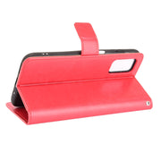 For Blackview A90 Crazy Horse Texture Horizontal Flip Leather Case with Holder & Card Slots & Lanyard(Red)