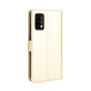 For Blackview A90 Crazy Horse Texture Horizontal Flip Leather Case with Holder & Card Slots & Lanyard(Gold)
