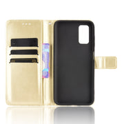 For Blackview A90 Crazy Horse Texture Horizontal Flip Leather Case with Holder & Card Slots & Lanyard(Gold)