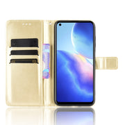 For Blackview A90 Crazy Horse Texture Horizontal Flip Leather Case with Holder & Card Slots & Lanyard(Gold)