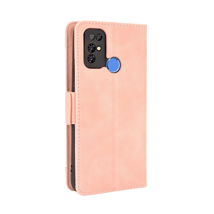 For Doogee X96 Pro Skin Feel Calf Pattern Horizontal Flip Leather Case with Holder & Card Slots & Photo Frame(Pink)