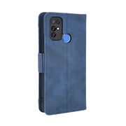 For Doogee X96 Pro Skin Feel Calf Pattern Horizontal Flip Leather Case with Holder & Card Slots & Photo Frame(Blue)