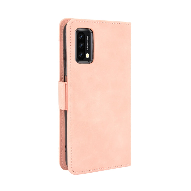 For Blackview A90 Skin Feel Calf Pattern Horizontal Flip Leather Case with Holder & Card Slots & Photo Frame(Pink)