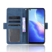 For Blackview A90 Skin Feel Calf Pattern Horizontal Flip Leather Case with Holder & Card Slots & Photo Frame(Blue)