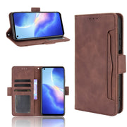 For Blackview A90 Skin Feel Calf Pattern Horizontal Flip Leather Case with Holder & Card Slots & Photo Frame(Brown)