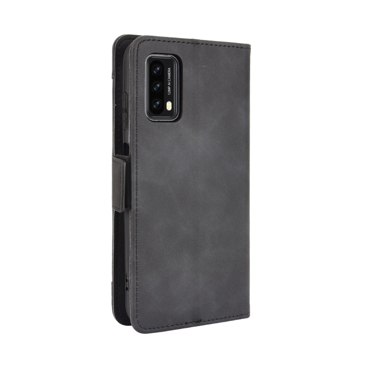 For Blackview A90 Skin Feel Calf Pattern Horizontal Flip Leather Case with Holder & Card Slots & Photo Frame(Black)