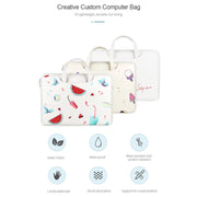 ST01KT Lightweight PU Printed Laptop Bag, Size:13.3 inch(Ice Cream)