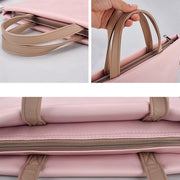 ST05SDZ Lightweight Notebook Laptop Bag with Detachable Shoulder Strap, Size:13.3 inch(Pink)