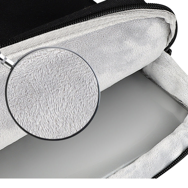 ST11 Polyester Thickened Laptop Bag with Detachable Shoulder Strap, Size:13.3 inch(Silver Gray)