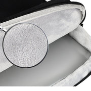 ST11 Polyester Thickened Laptop Bag with Detachable Shoulder Strap, Size:14.1-15.4 inch(Silver Gray)