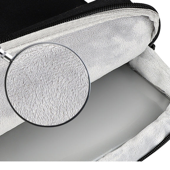 ST11 Polyester Thickened Laptop Bag with Detachable Shoulder Strap, Size:14.1-15.4 inch(Silver Gray)