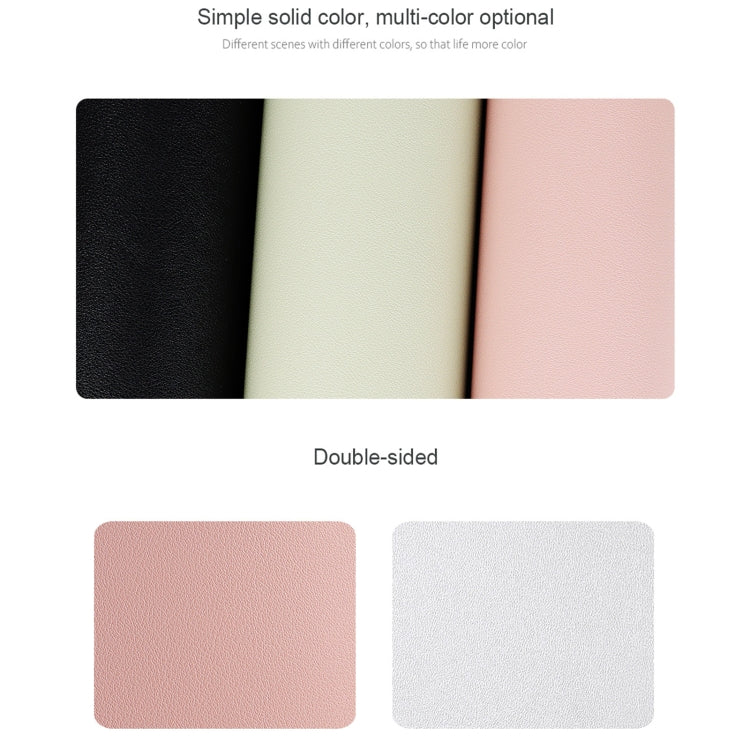 ZD01 Double-sided PU Mouse Pad Table Mat, Size: 90 x 40cm(Pink+Silver)