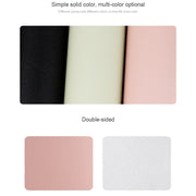 ZD01 Double-sided PU Mouse Pad Table Mat, Size: 90 x 40cm(Pink+Silver)