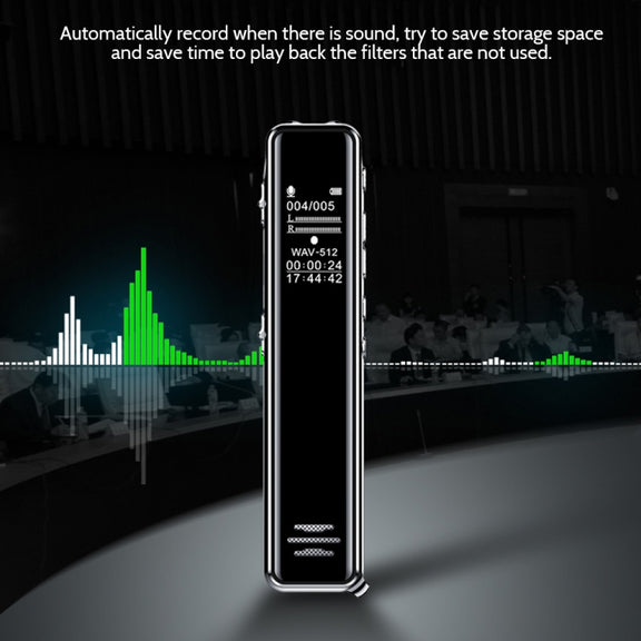 Q22 Multifunctional HD Noise Reduction Conference Recording Pen, Capacity:32GB(Black)