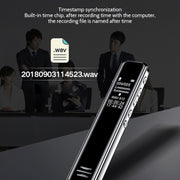 Q22 Multifunctional HD Noise Reduction Conference Recording Pen, Capacity:32GB(Black)