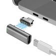 100W USB-C / Type-C Female to 20 Pin Magnetic USB-C / Type-C Male Elbow Adapter(Dark Gray) - free shipping - PMC Jewellery - Order now!