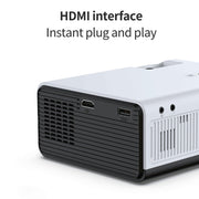 WEJOY Y5 800x480P 80 ANSI Lumens Portable Home Theater LED HD Digital Projector, Android 9.0, 1G+8G, EU Plug