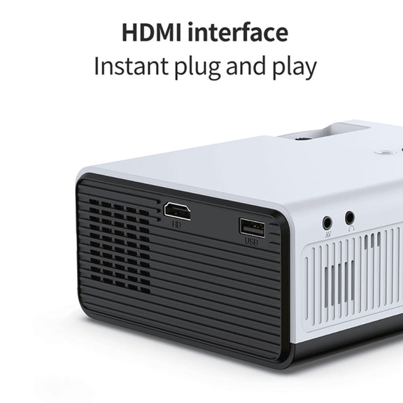 WEJOY Y5 800x480P 80 ANSI Lumens Portable Home Theater LED HD Digital Projector, Android 9.0, 1G+8G, EU Plug