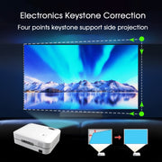 WEJOY L9 1920x1080P 400 ANSI Lumens Portable Home Theater LED HD Digital Projector, Android 6.0, 1G+8G, EU Plug