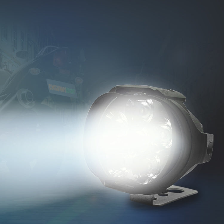 2 PCS L3C 8-85V / 16W / 5000K / 2000LM Motorcycle IP65 Water-resistant External LED Spotlight