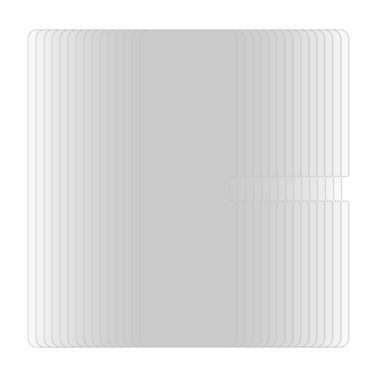 For Blackview Tab 10 50 PCS 0.26mm 9H 2.5D Tempered Glass Film