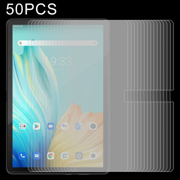 For Blackview Tab 10 50 PCS 0.26mm 9H 2.5D Tempered Glass Film