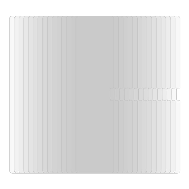 For Ulefone Tab A7 50 PCS 0.26mm 9H 2.5D Tempered Glass Film