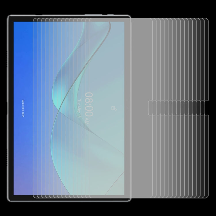 For Ulefone Tab A7 50 PCS 0.26mm 9H 2.5D Tempered Glass Film