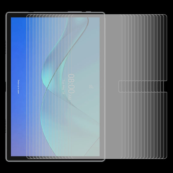 For Ulefone Tab A7 50 PCS 0.26mm 9H 2.5D Tempered Glass Film