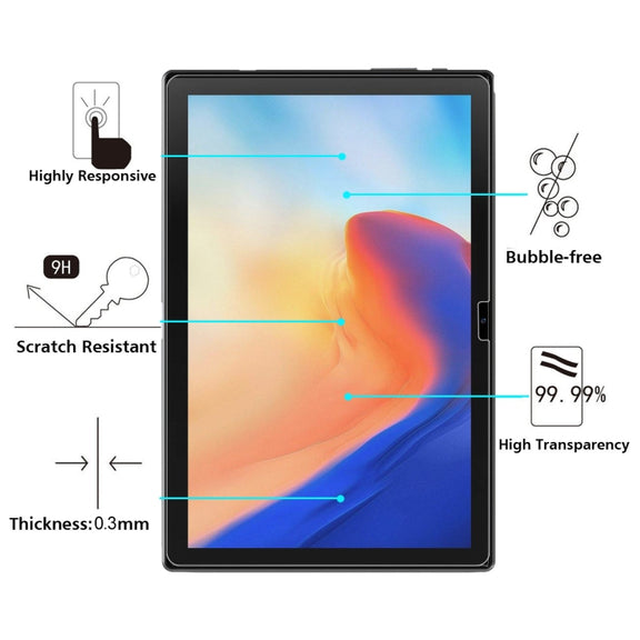 For Blackview Tab 8E 50 PCS 0.26mm 9H 2.5D Tempered Glass Film