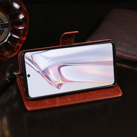 For Blackview A100 idewei Crazy Horse Texture Horizontal Flip Leather Case with Holder & Card Slots & Wallet(White)